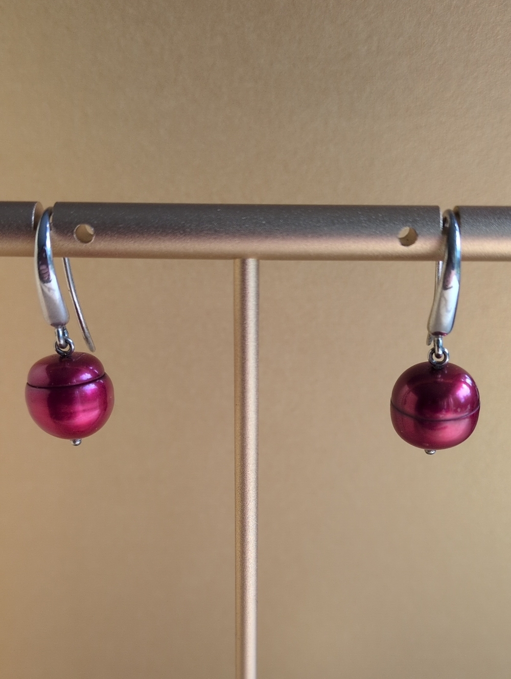 Honora Pearl Sterling Silver Drop Earrings -